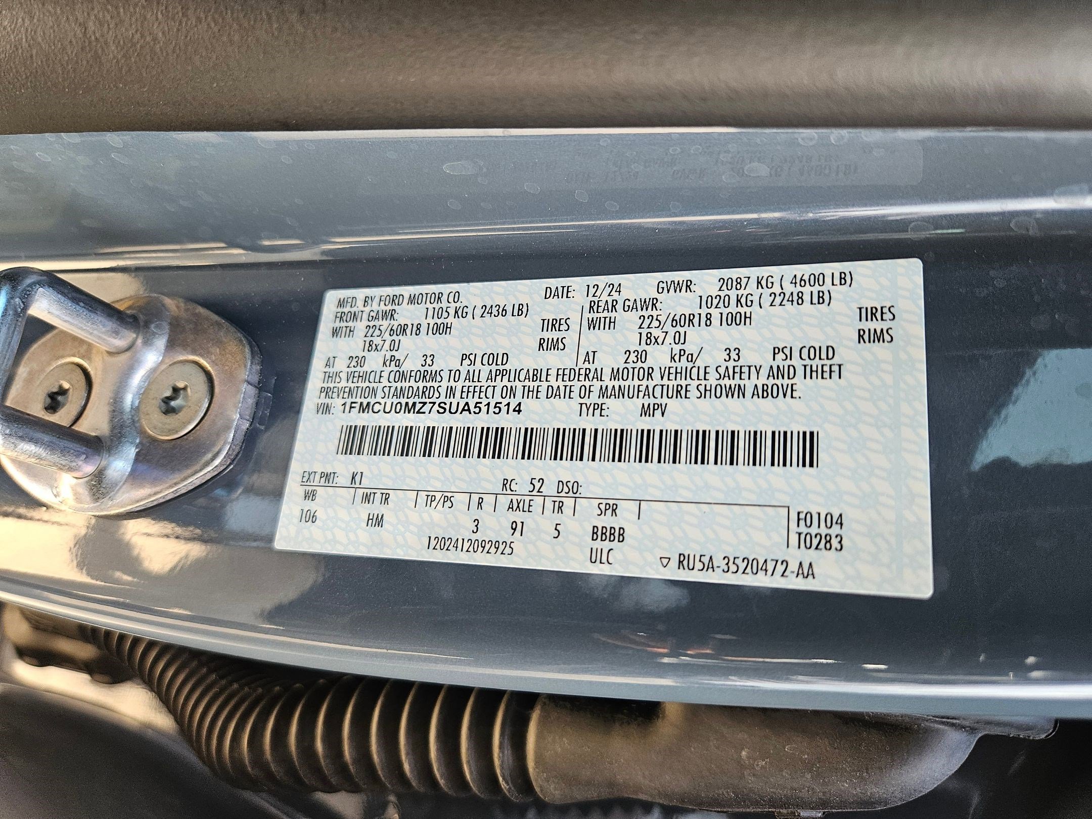 Used 2025 Ford Escape ST-Line w/ Equipment Group 301A image 34