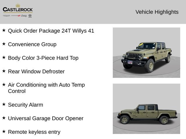 New 2026 Jeep Gladiator Willys AWD/4WD image 2