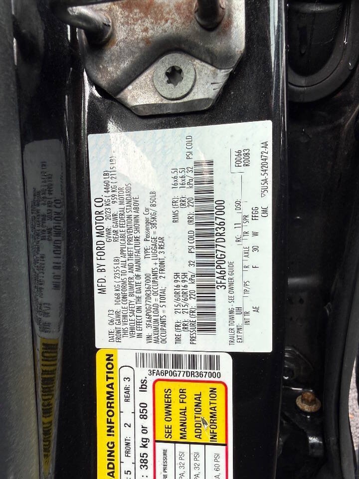 Used 2013 Ford Fusion S FWD image 20