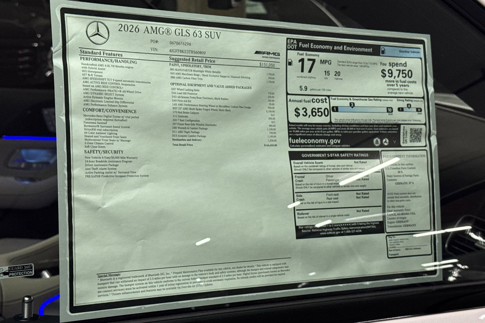 New 2026 Mercedes-Benz GLS 63 AMG 4MATIC image 31