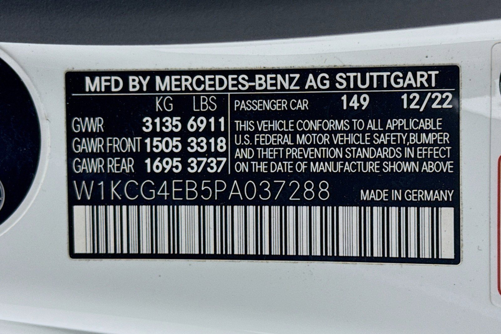 Certified 2023 Mercedes-Benz EQS 580 4MATIC Sedan image 25