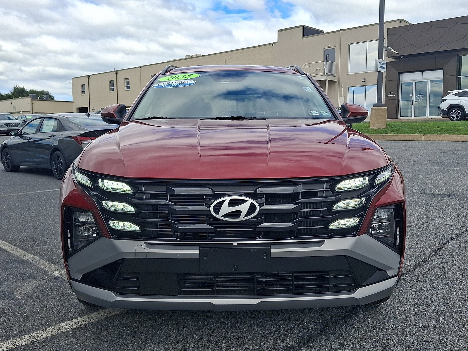 Certified 2025 Hyundai Tucson Blue AWD/4WD image 2