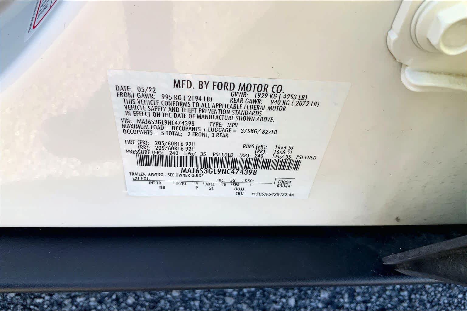 Used 2022 Ford EcoSport SE AWD/4WD image 30