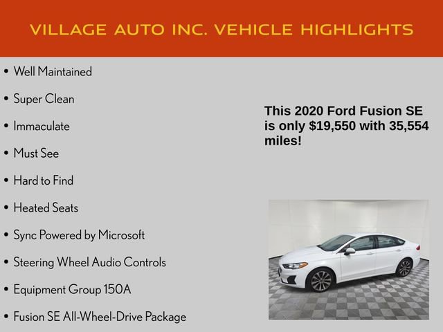 Used 2020 Ford Fusion SE image 7