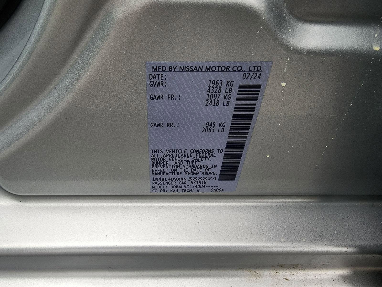 Used 2024 Nissan Altima 2.5 SV image 20