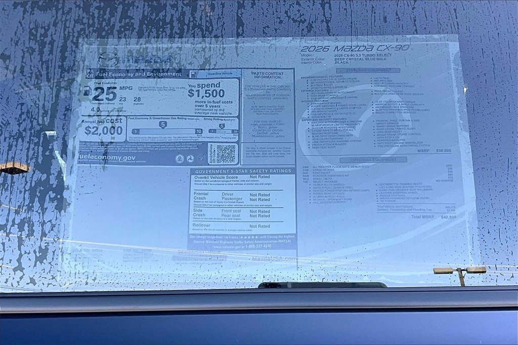 New 2026 MAZDA CX-90 3.3 Turbo w/ Select Package image 25