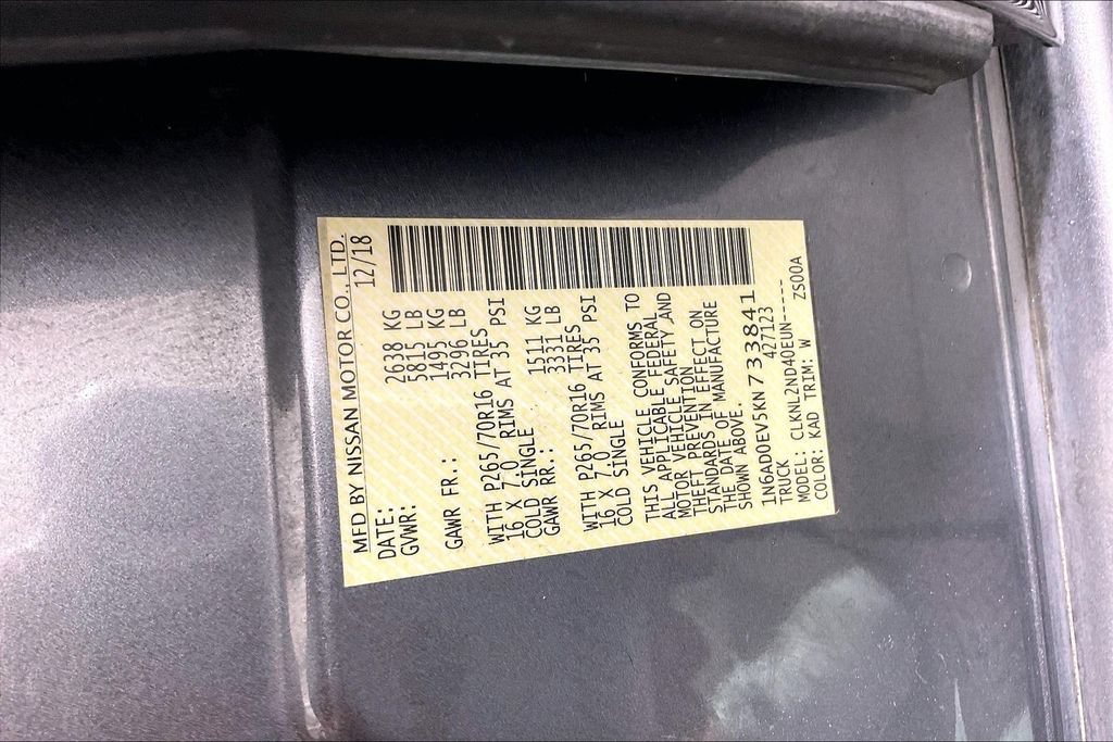 Used 2019 Nissan Frontier SV AWD/4WD image 38
