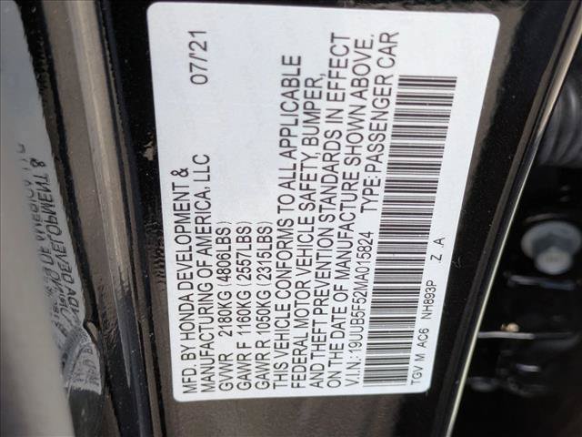 Used 2021 Acura TLX w/ A-SPEC Pkg FWD image 16