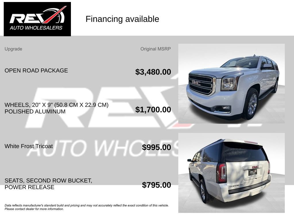 Used 2017 GMC Yukon XL SLT w/ Open Road Package image 6