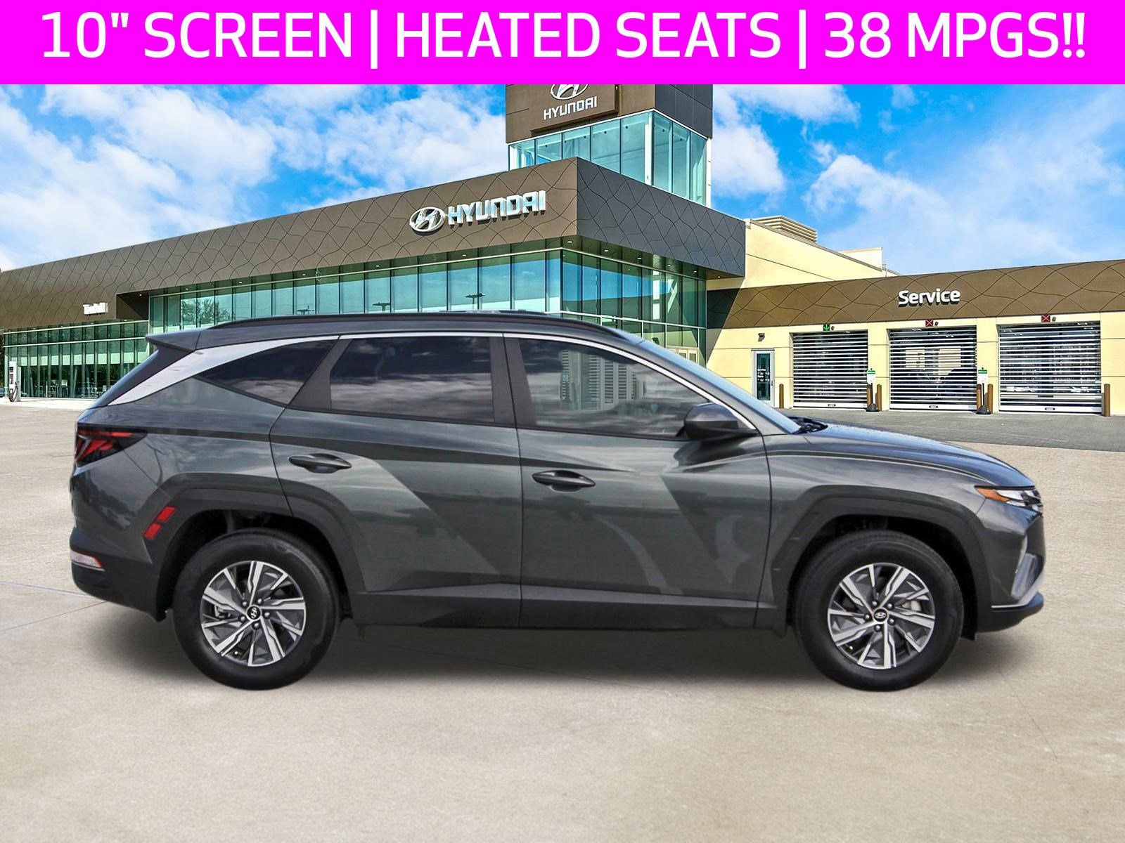 Used 2024 Hyundai Tucson Blue image 4