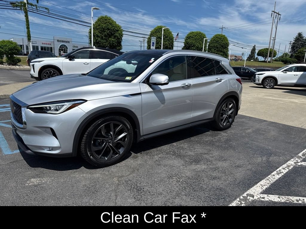 Used 2021 INFINITI QX50 Autograph w/ Premium White Leather Package AWD/4WD image 8