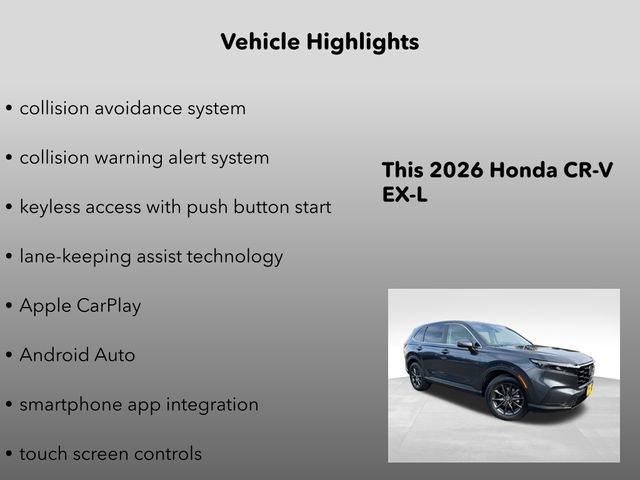 New 2026 Honda CR-V EX-L image 10