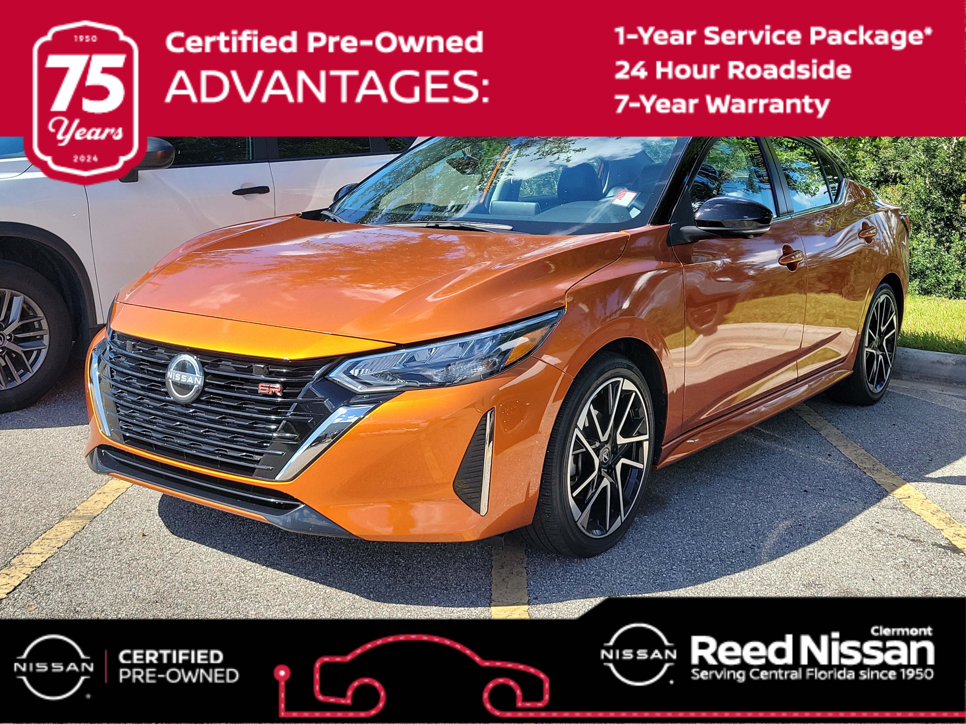 Certified 2025 Nissan Sentra SR w/ SR Premium Package FWD image 1
