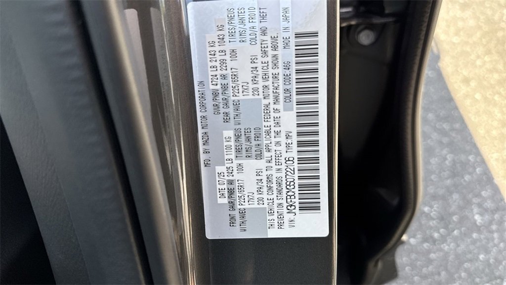 New 2025 MAZDA CX-5 AWD 2.5 S w/ Preferred Package image 61