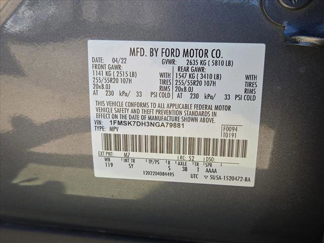 Used 2022 Ford Explorer XLT w/ Equipment Group 202A image 25