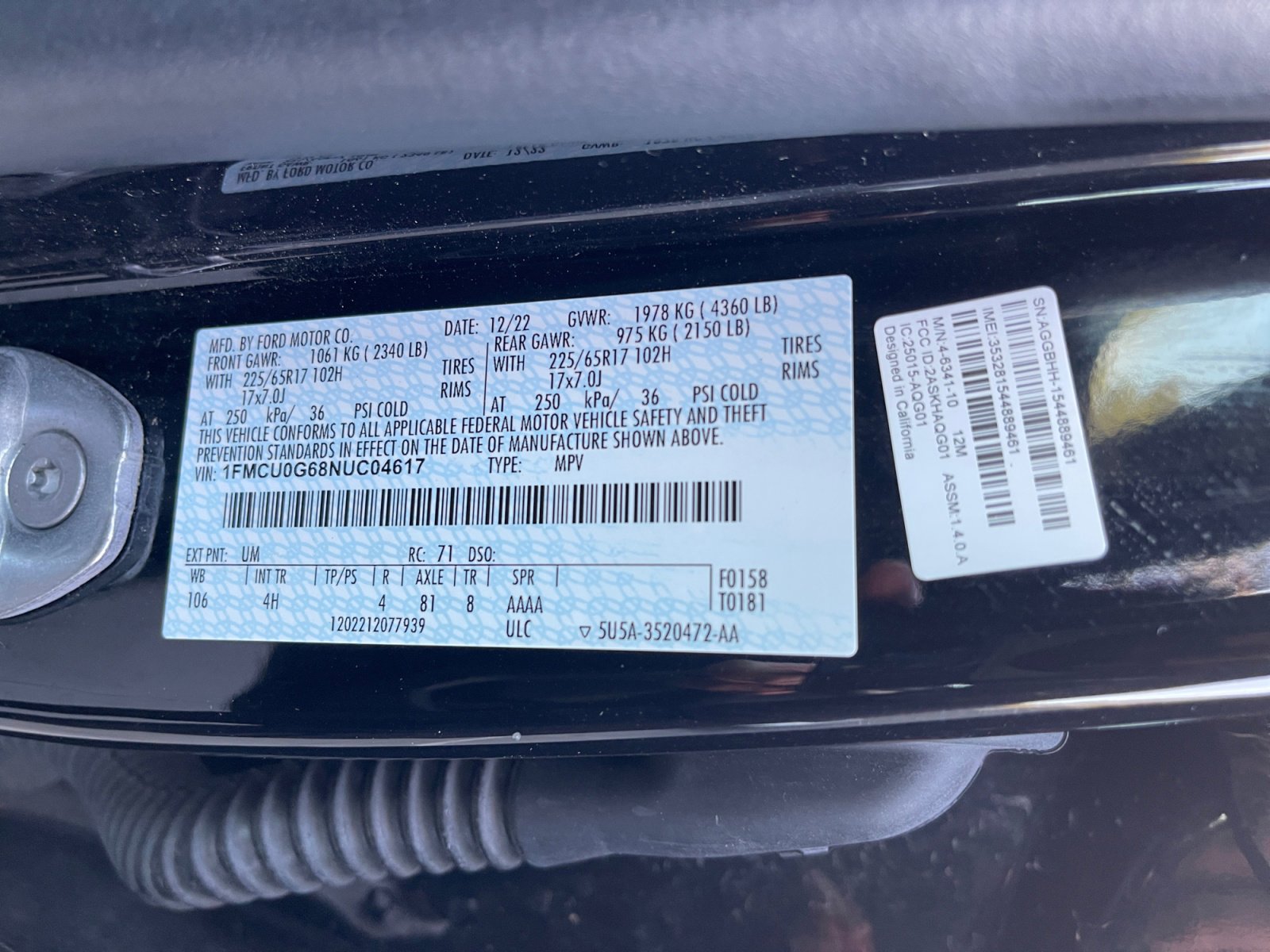 Used 2022 Ford Escape SE image 22