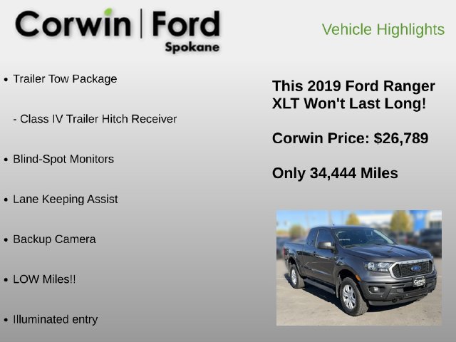 Used 2019 Ford Ranger XLT w/ Equipment Group 301A Mid AWD/4WD image 6