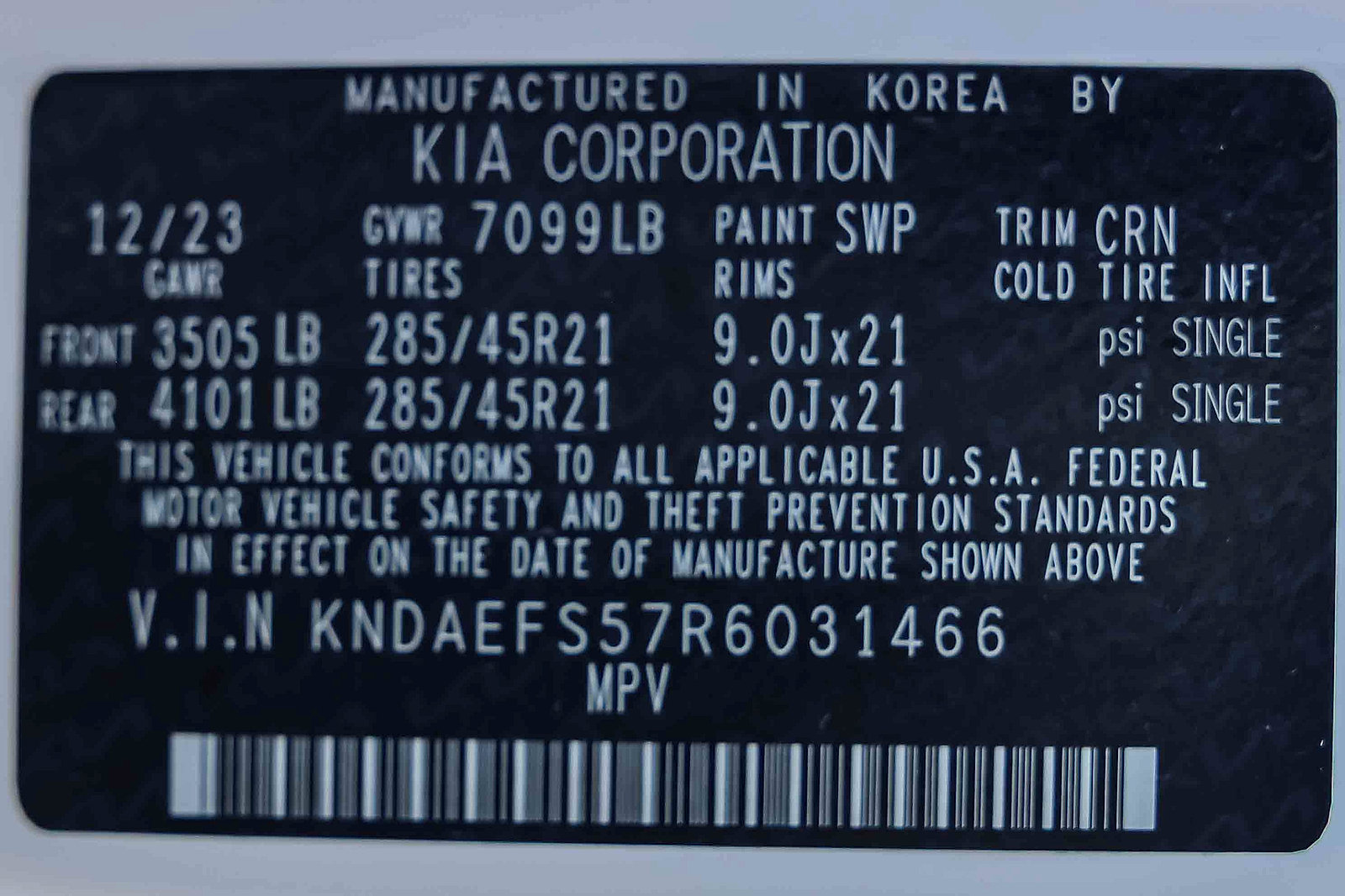 Certified 2024 Kia EV9 GT-Line AWD/4WD image 27