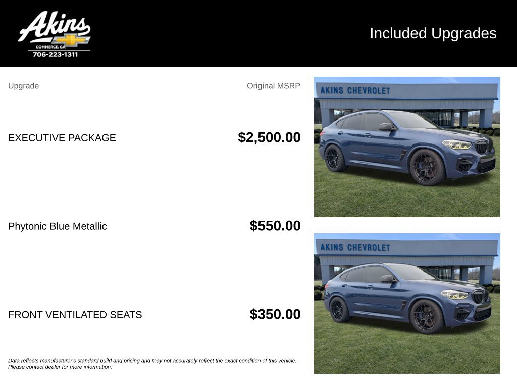 Used 2020 BMW X4 M w/ Executive Package AWD/4WD image 5