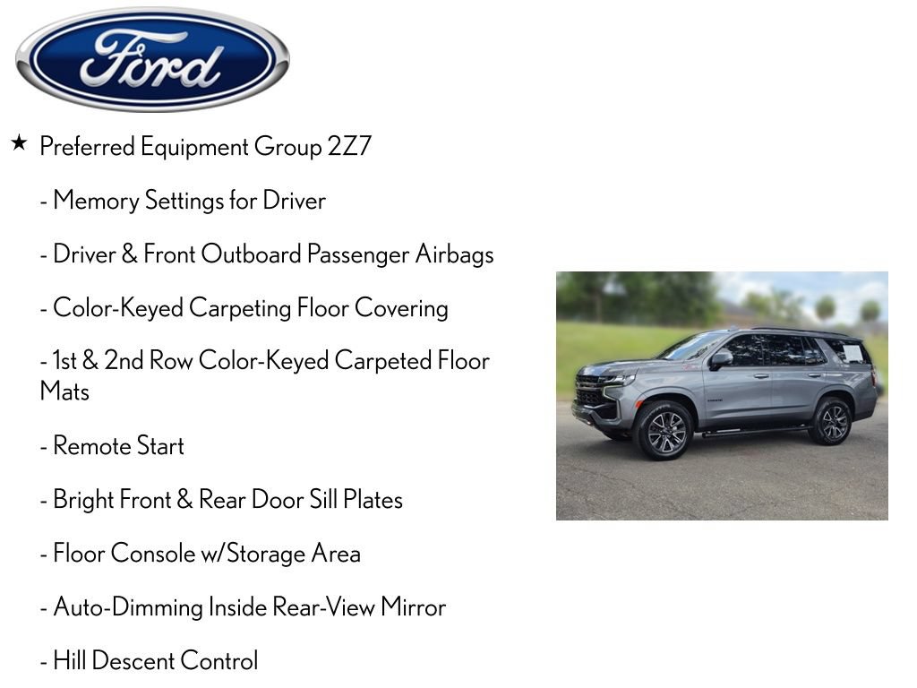 Used 2021 Chevrolet Tahoe Z71 w/ Luxury Package AWD/4WD image 4