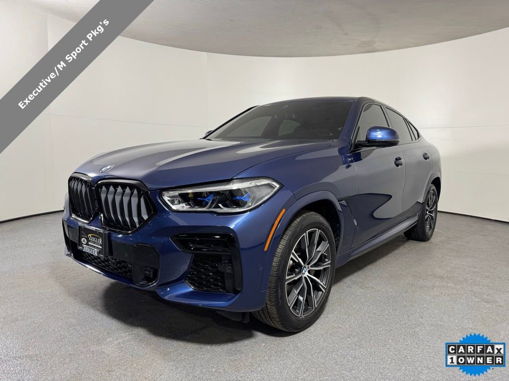 Used 2022 BMW X6 xDrive40i w/ Executive Package AWD/4WD image 1