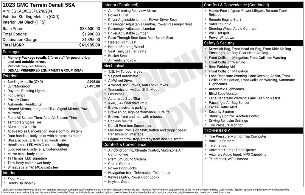 Used 2023 GMC Terrain Denali image 4