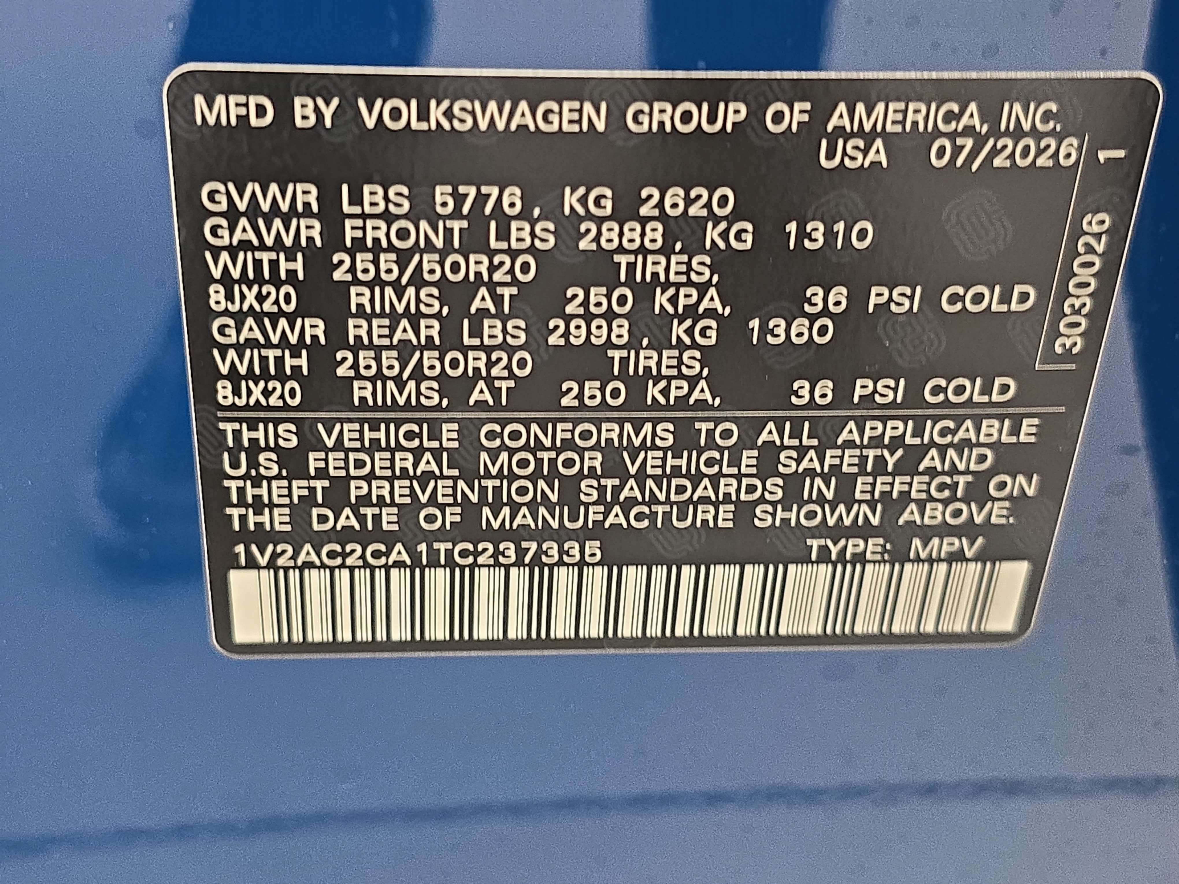 New 2026 Volkswagen Atlas Cross Sport SEL R-Line AWD/4WD image 36