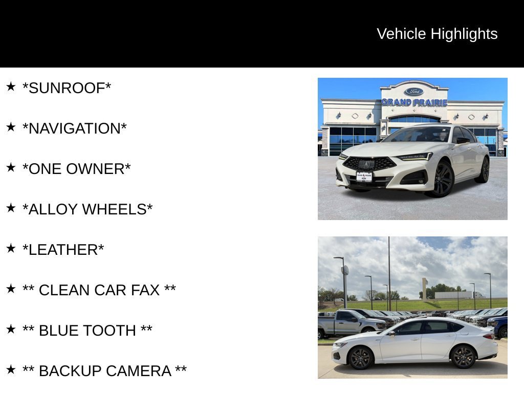 Used 2022 Acura TLX w/ A-SPEC Package FWD image 4