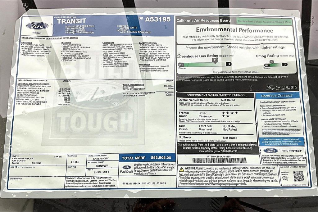 New 2025 Ford Transit 250 148 Medium Roof image 14