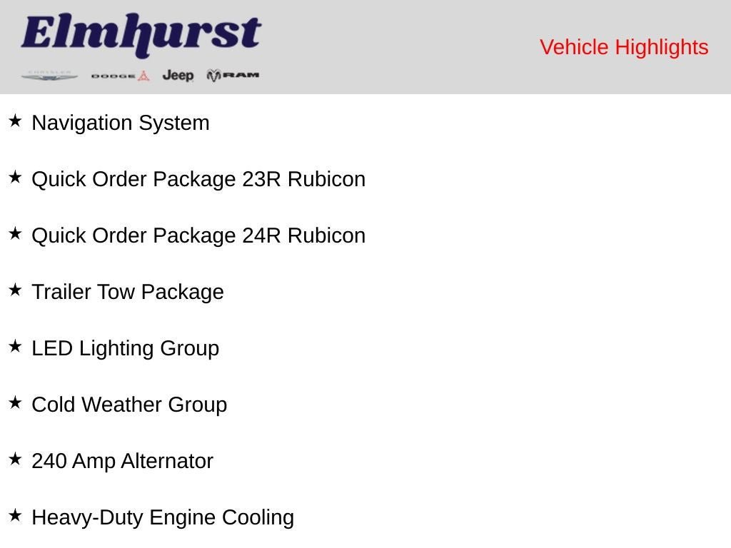 Used 2023 Jeep Gladiator Rubicon w/ LED Lighting Group AWD/4WD image 9