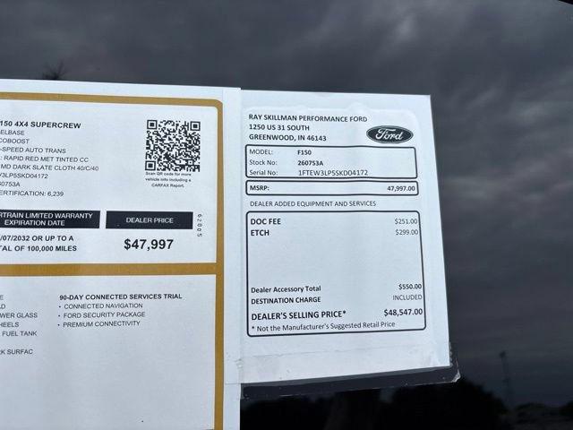 Certified 2025 Ford F150 XLT w/ Equipment Group 302A MID AWD/4WD image 3