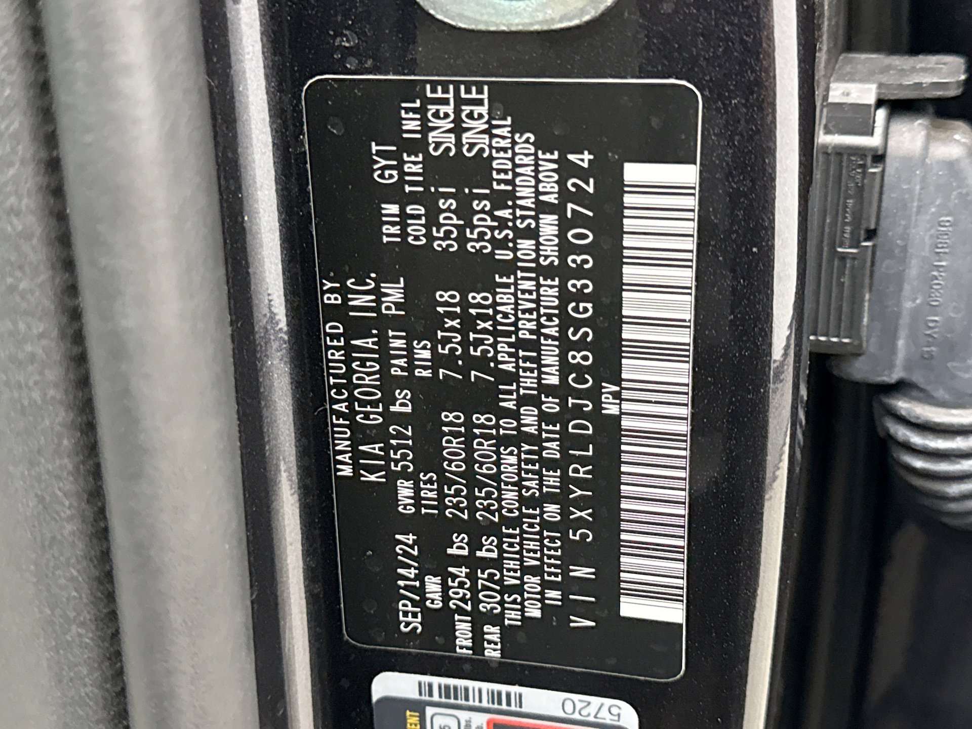 Used 2025 Kia Sorento S w/ Panoramic Sunroof Package image 27