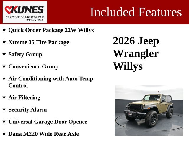 New 2026 Jeep Wrangler Sport AWD/4WD image 3