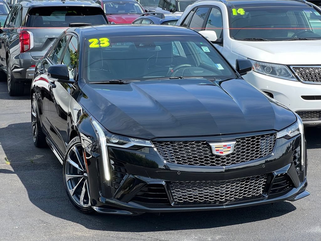 Used 2023 Cadillac CT4 V Blackwing w/ Driver Assist Package RWD image 1