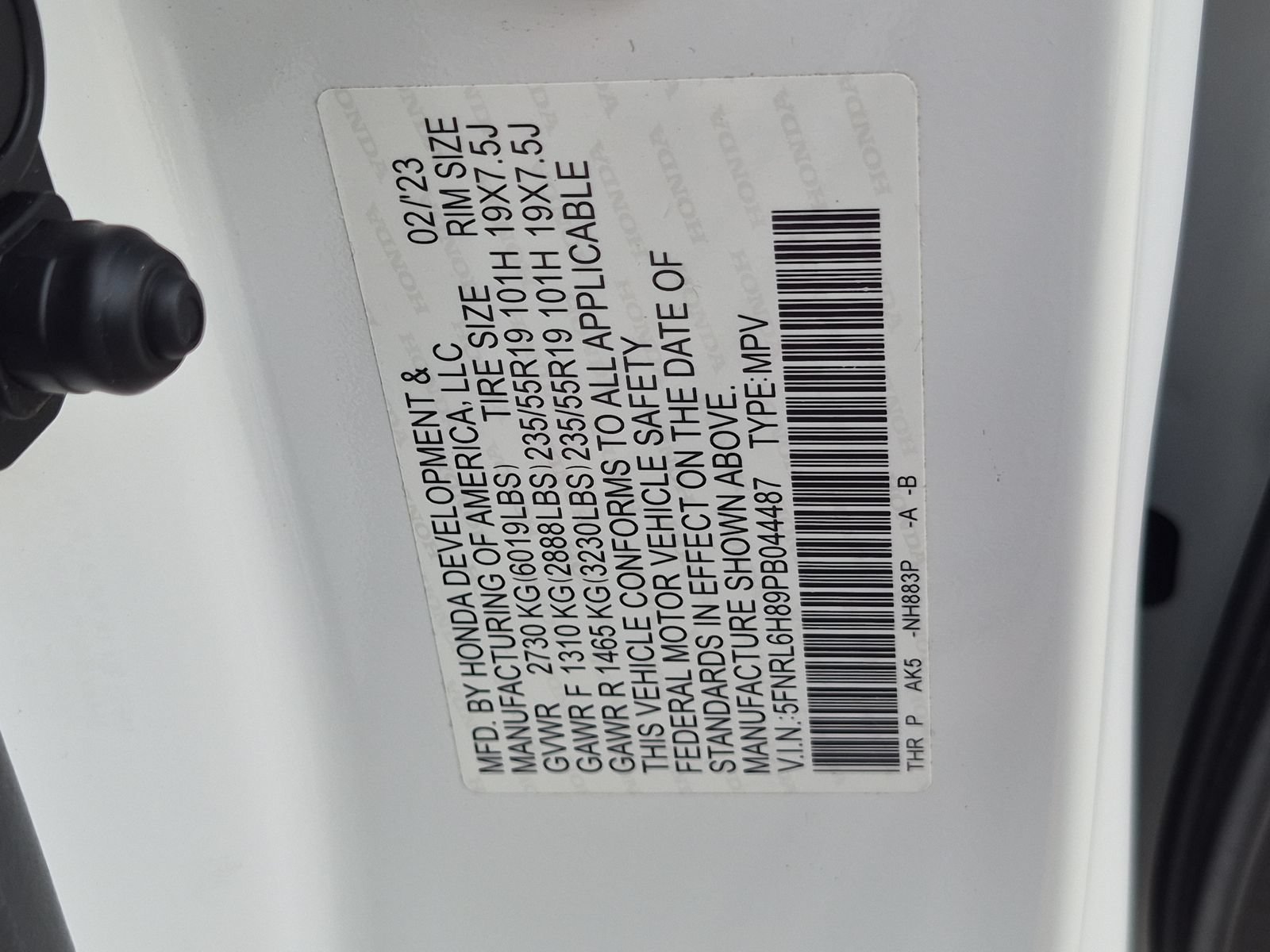 Used 2023 Honda Odyssey Touring image 23