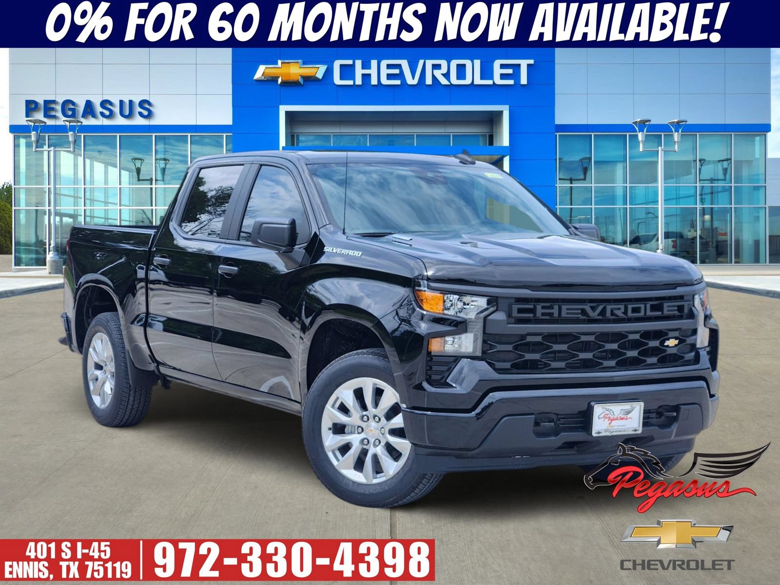 New 2026 Chevrolet Silverado 1500 Custom RWD 360° Tour