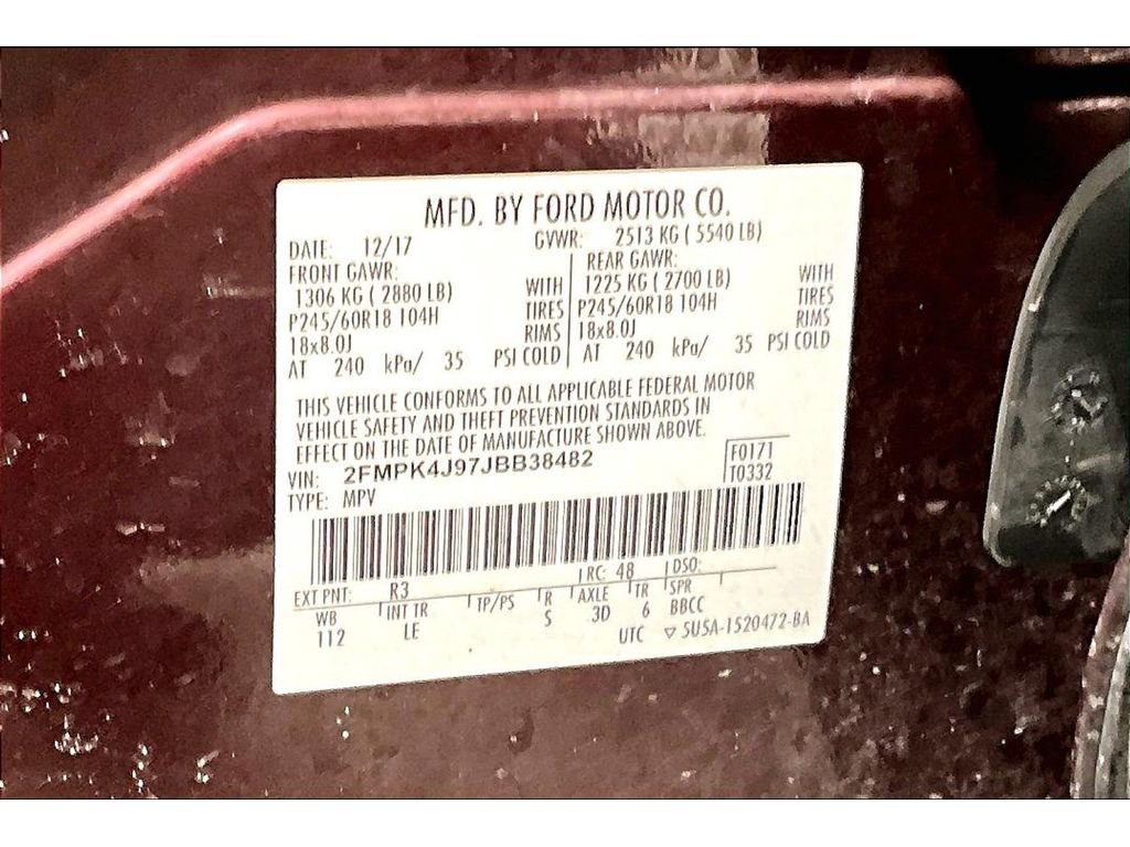 Used 2018 Ford Edge SEL w/ Equipment Group 201A image 33