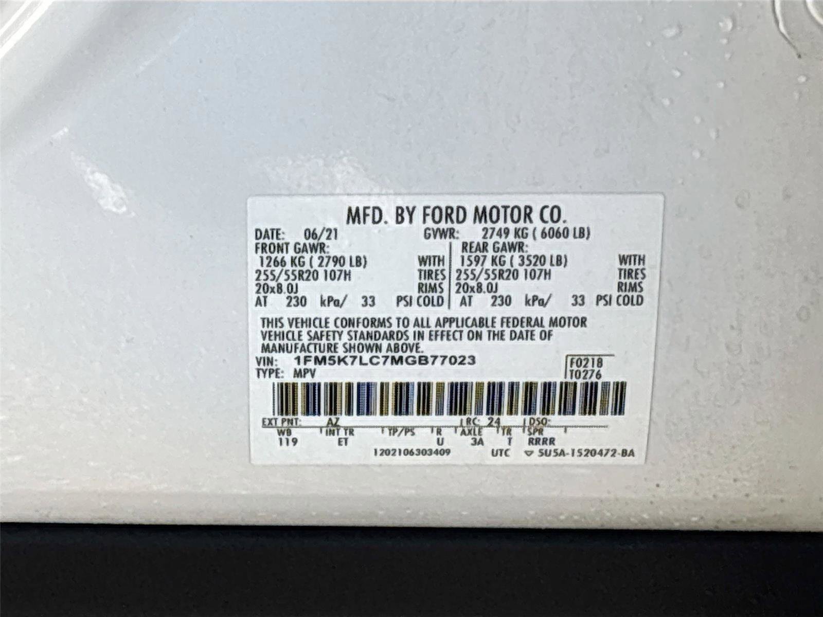 Used 2021 Ford Explorer King Ranch w/ Premium Technology Package RWD image 38