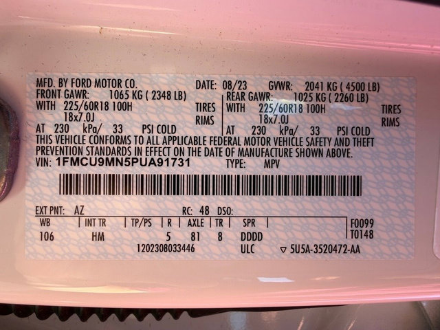 Used 2023 Ford Escape ST-Line w/ Tech Pack #1 AWD/4WD image 22