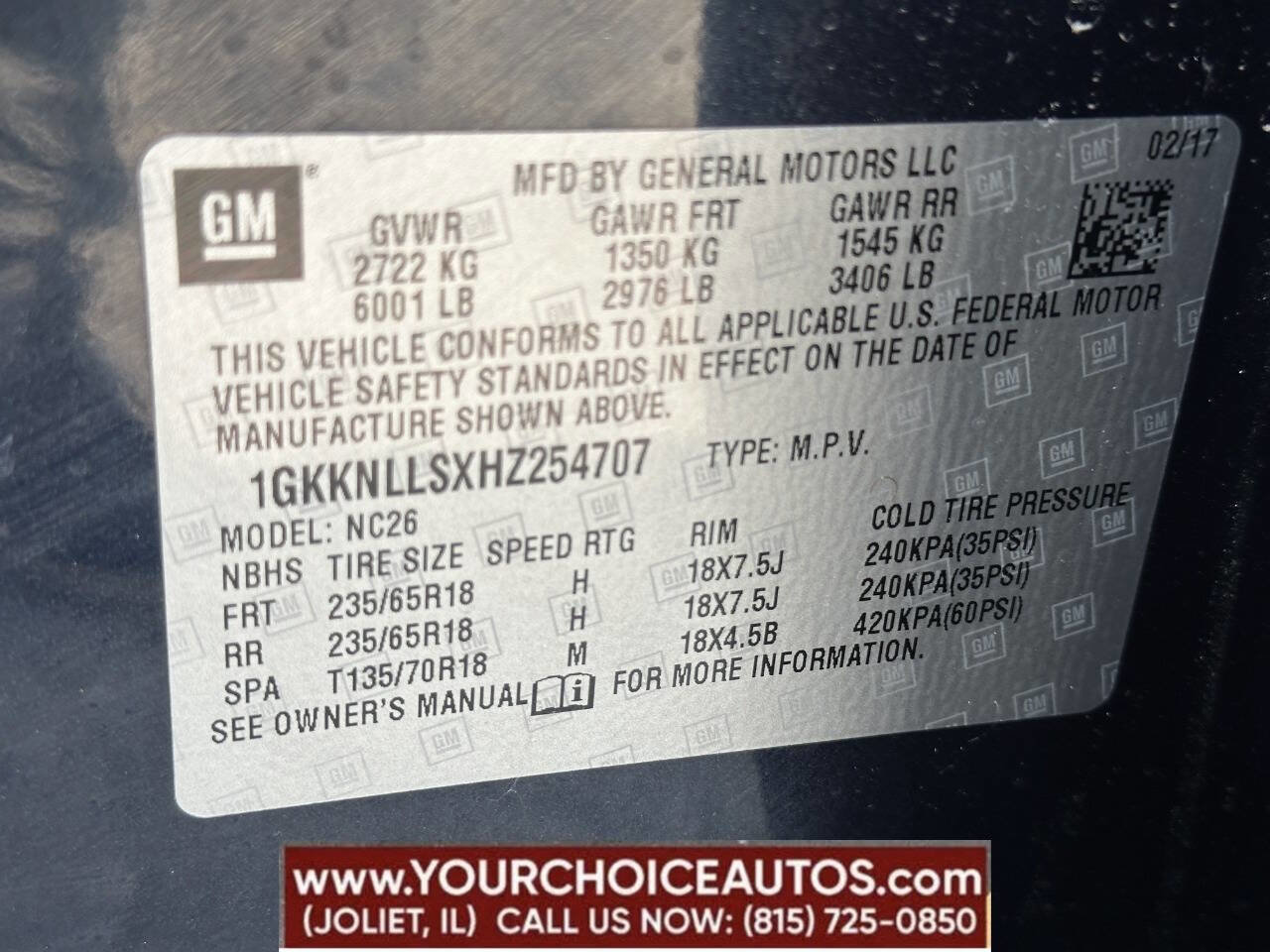 Used 2017 GMC Acadia SLE image 20