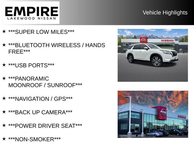 Used 2024 Nissan Pathfinder Platinum AWD/4WD image 2