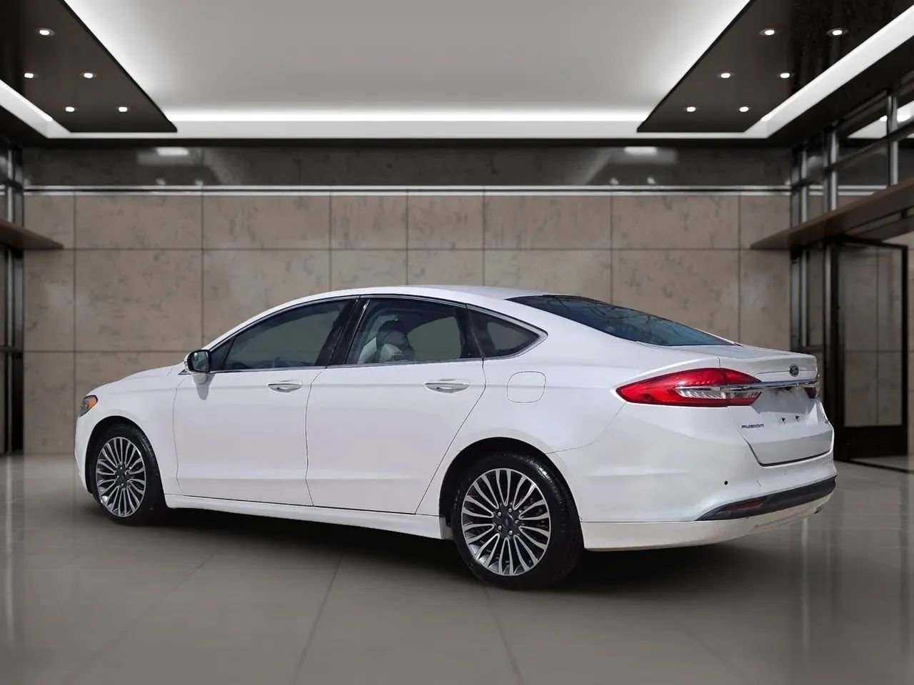 Used 2017 Ford Fusion SE w/ Fusion SE Technology Package image 3