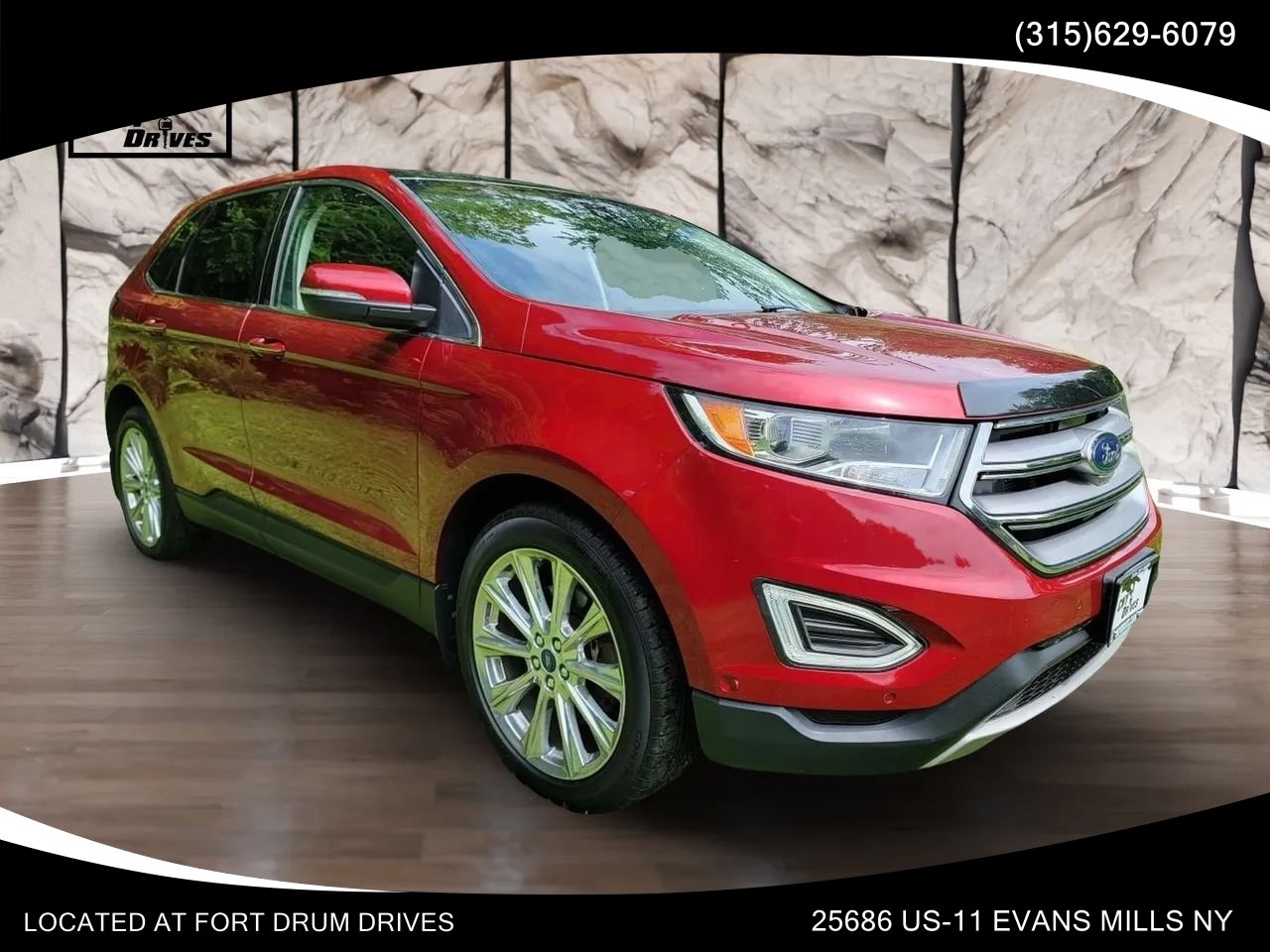 Used 2017 Ford Edge Titanium w/ Equipment Group 302A AWD/4WD image 3