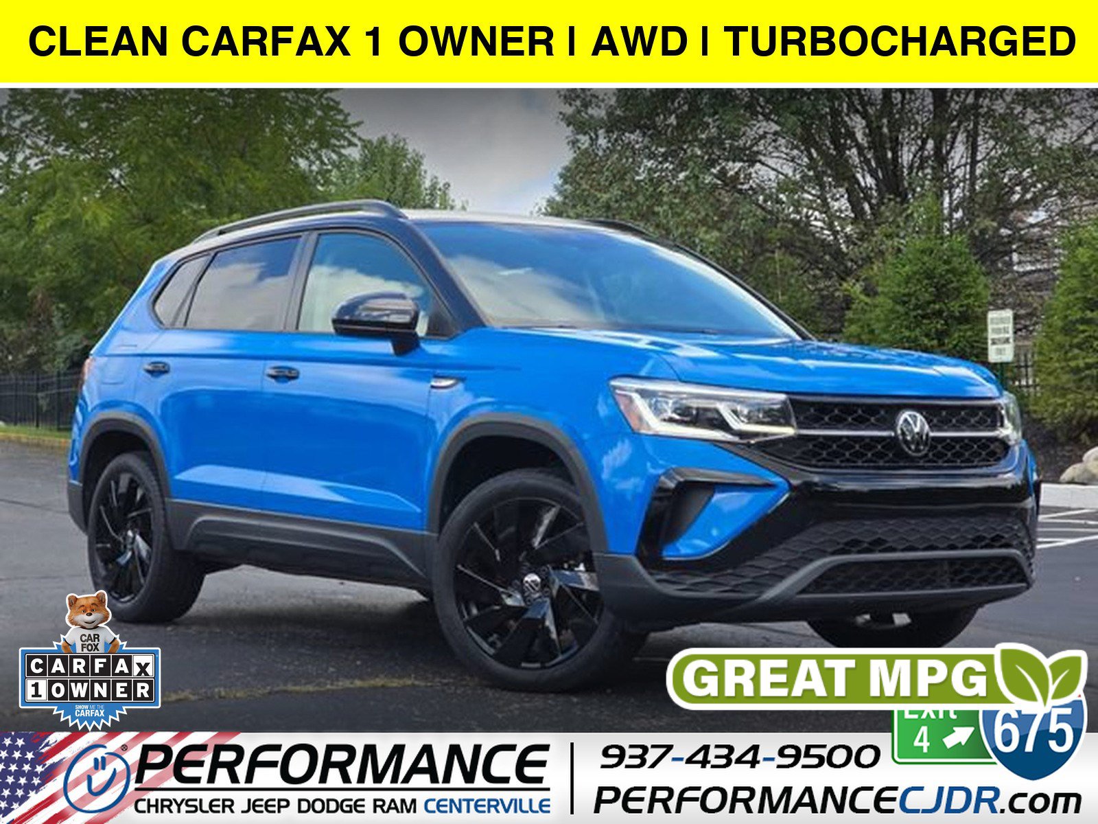 Used 2024 Volkswagen Taos SE AWD/4WD image 1