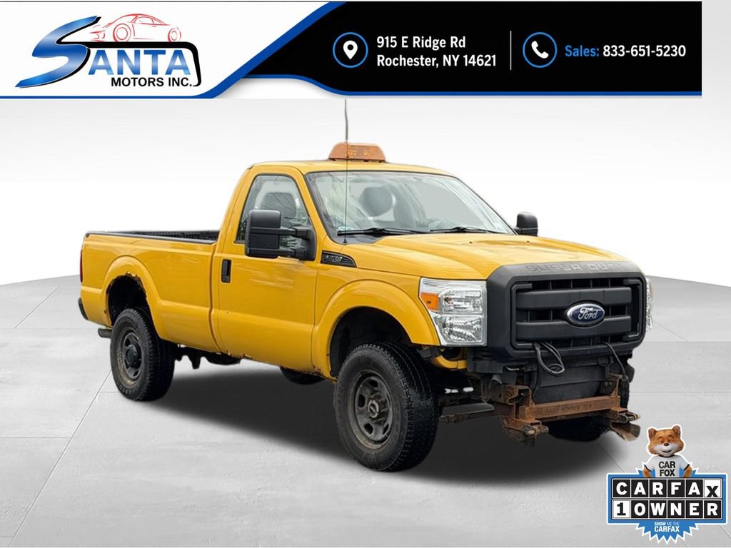 Used 2011 Ford F350 XL w/ Snow Plow Prep Pkg AWD/4WD image 3