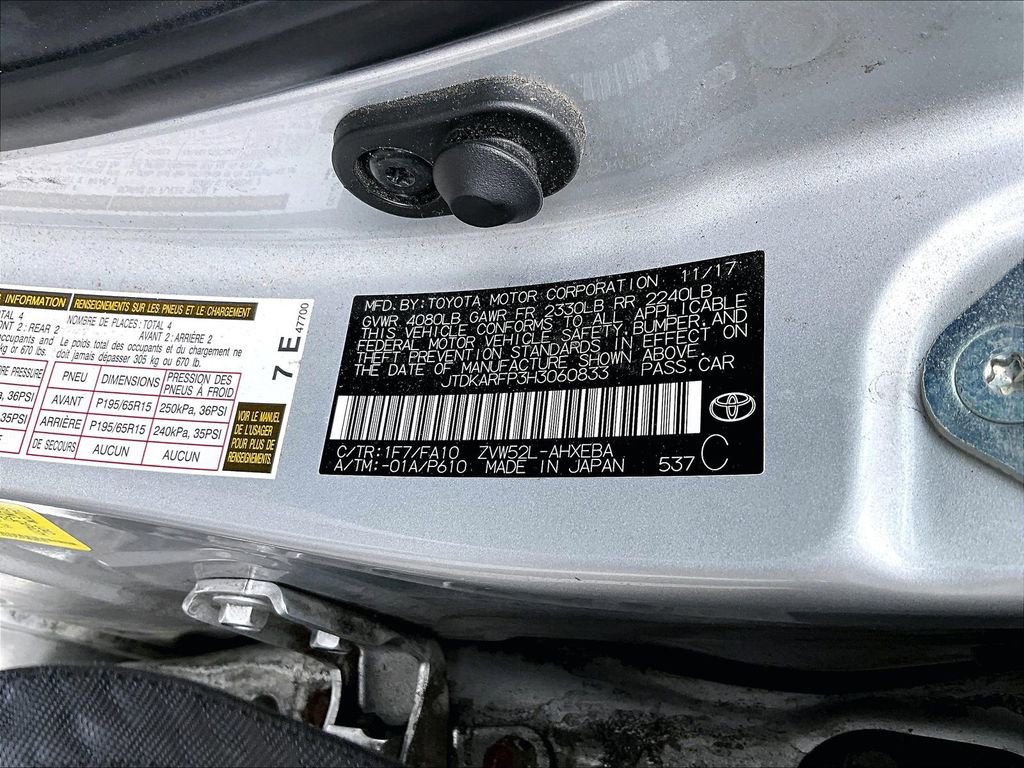 Used 2017 Toyota Prius Prime Plus w/ Carpet Mat Package image 21