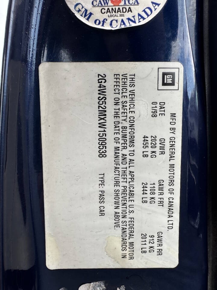 Used 1998 Buick Century Custom FWD image 14