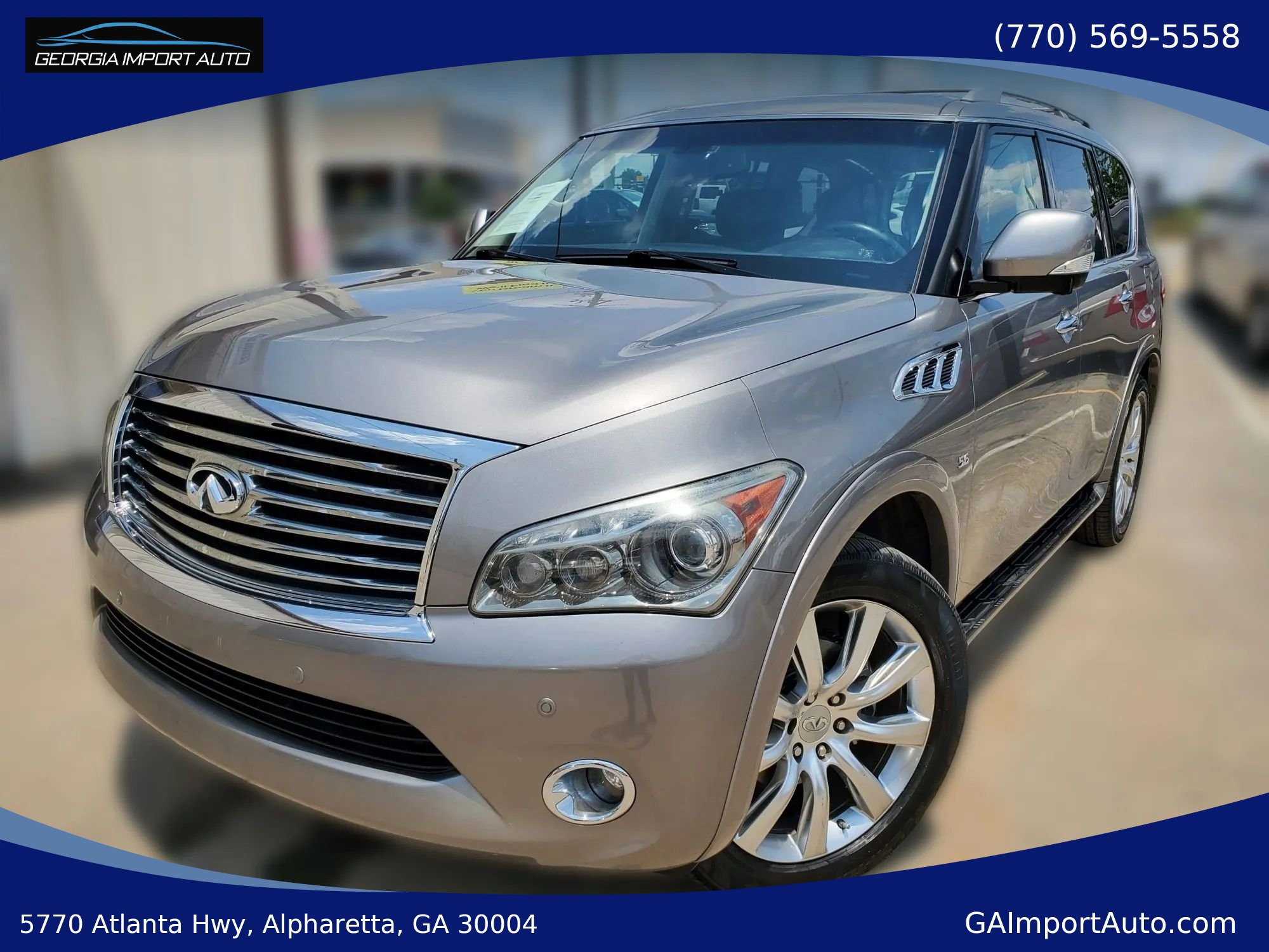Used 2014 INFINITI QX80 4WD w/ Theater Package