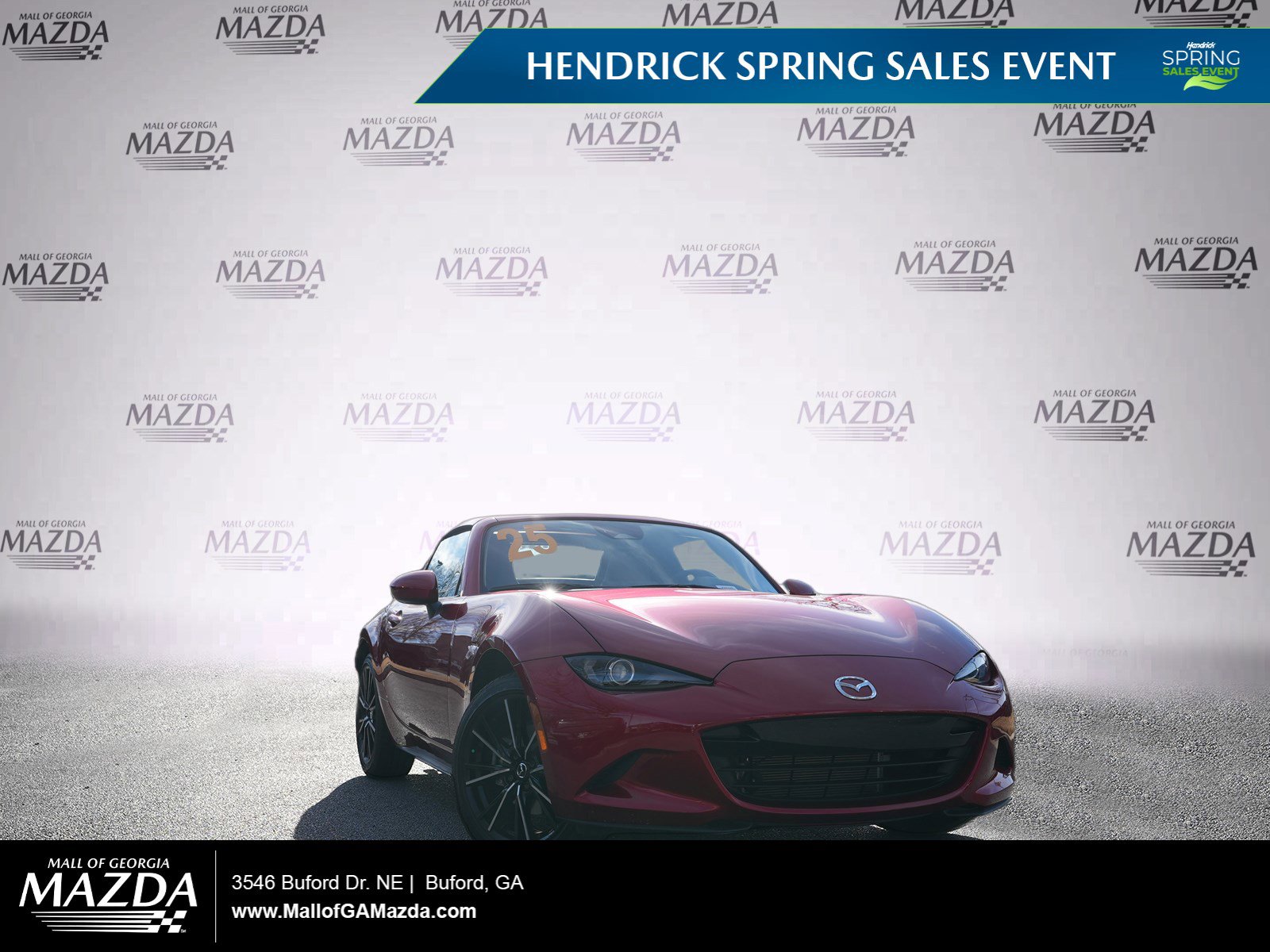 Certified 2025 MAZDA MX-5 Miata RF Grand Touring w/ Weather Package