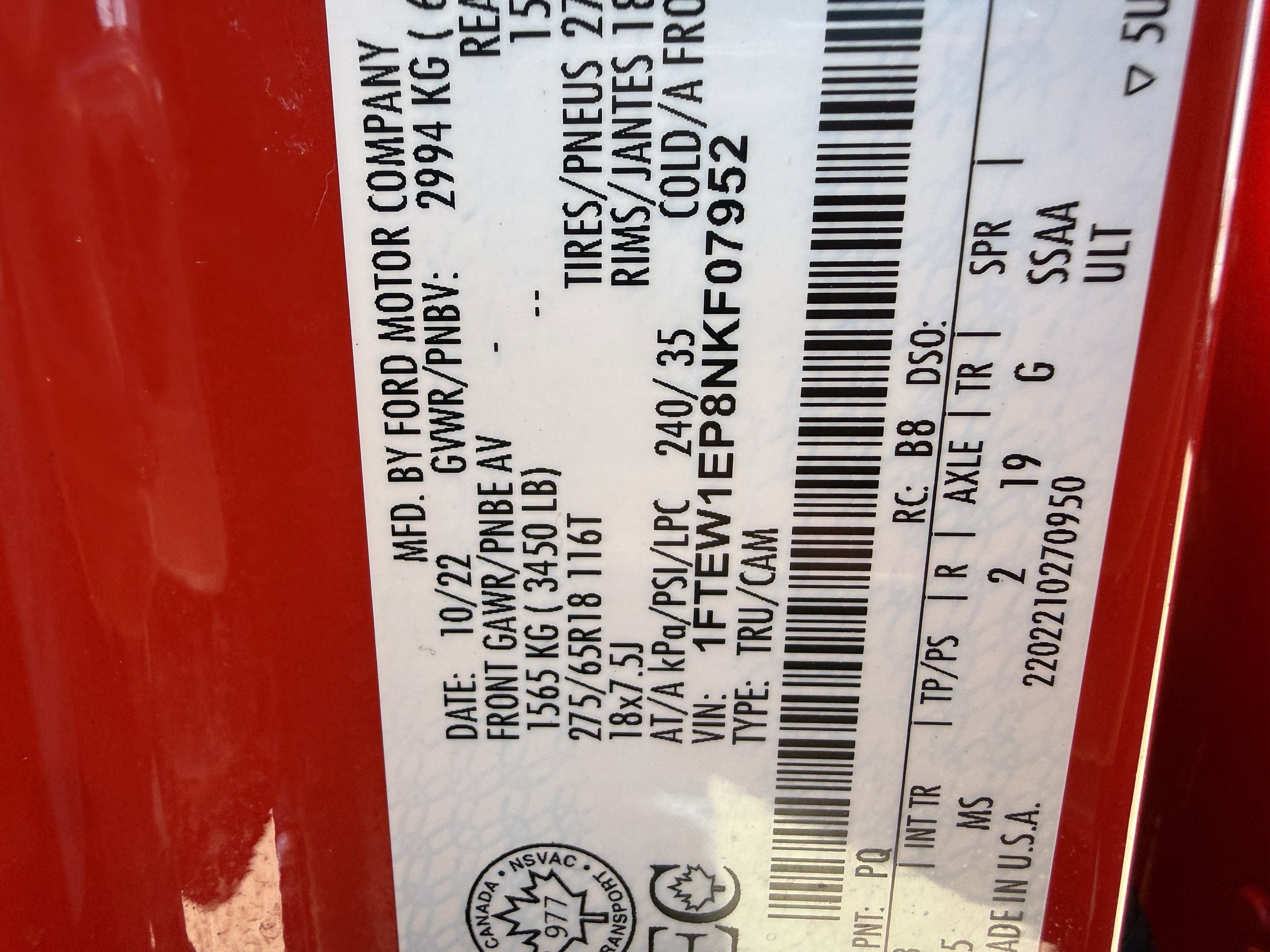 Used 2022 Ford F150 XLT w/ XTR Package image 34